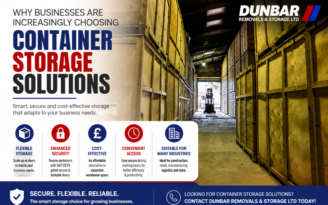 Container storage solutions for businesses